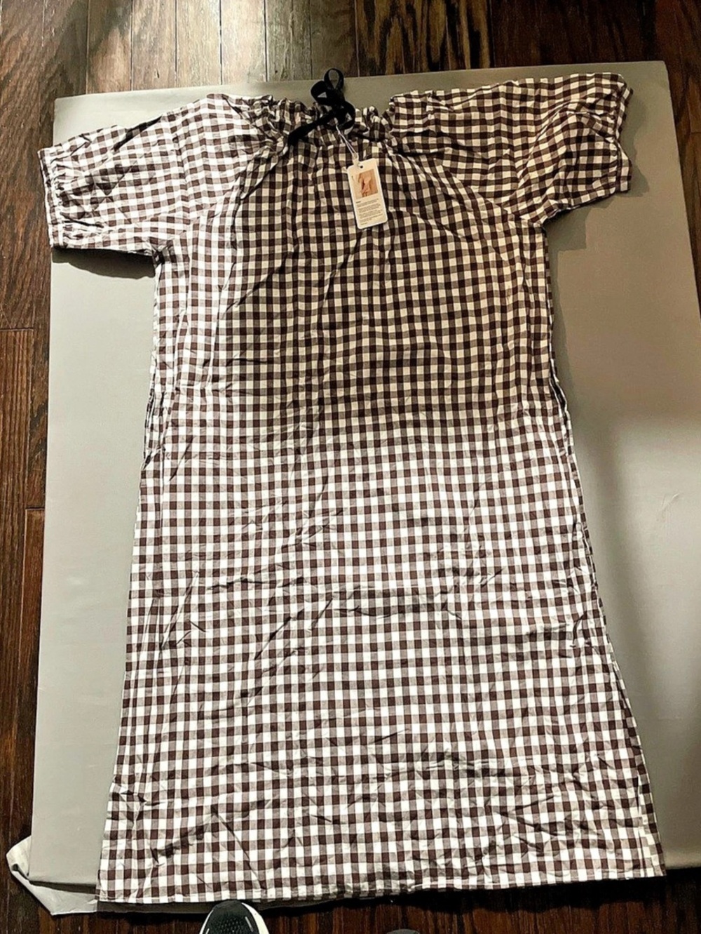 Maxi Dress in Brown & White Size XXL NWT